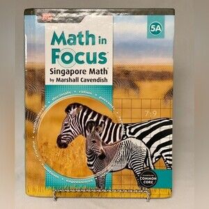 Math in Focus Singapore Grade 5 Educational TextBook Homeschool Summer Slide